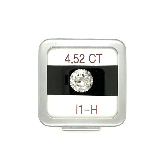EGL 4.52CT Round Diamond