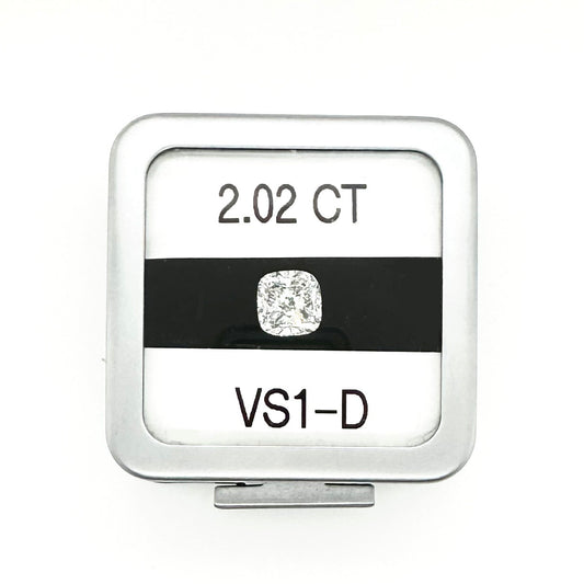 EGL 2.02CT Cushion Cut Diamond