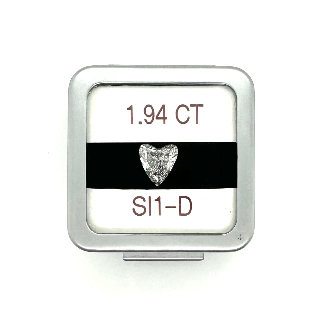 EGL 1.94CT Heart Cut Diamond