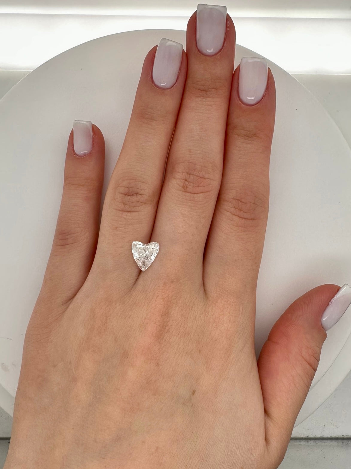 EGL 1.94CT Heart Cut Diamond