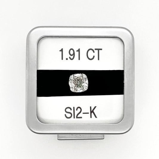 GIA 1.91CT Cushion Cut Diamond