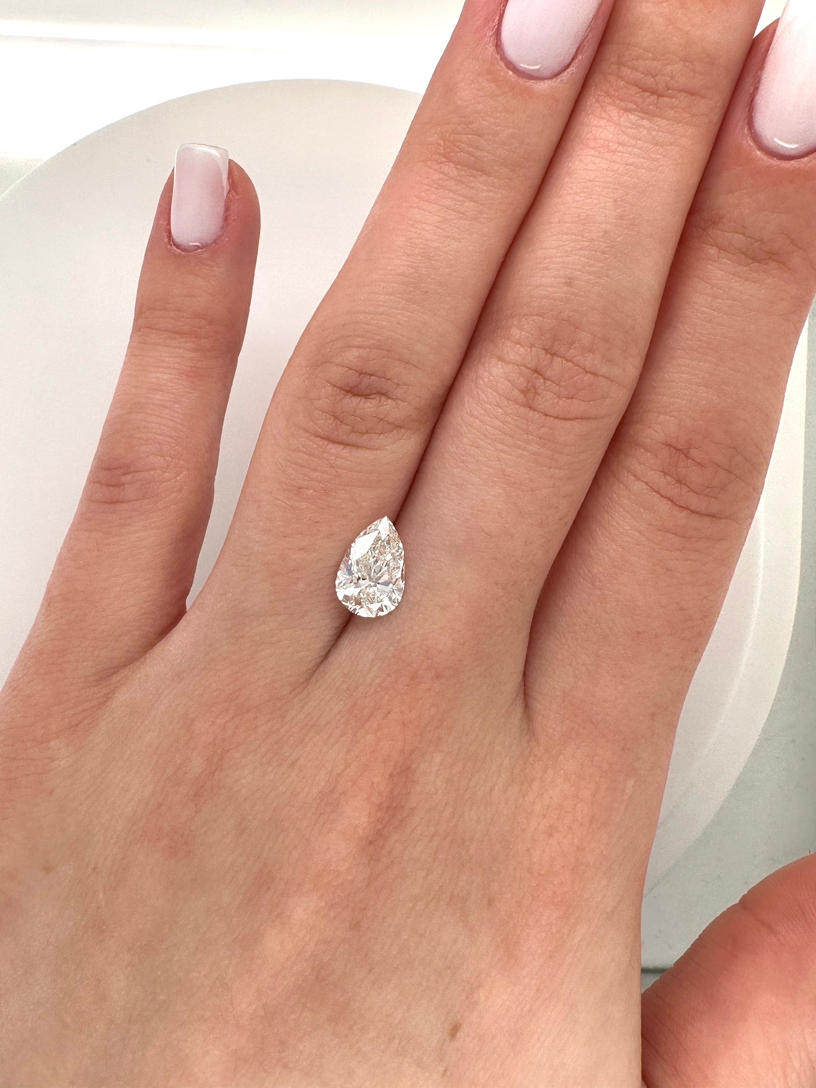 EGL 1.68CT Pear Cut Diamond