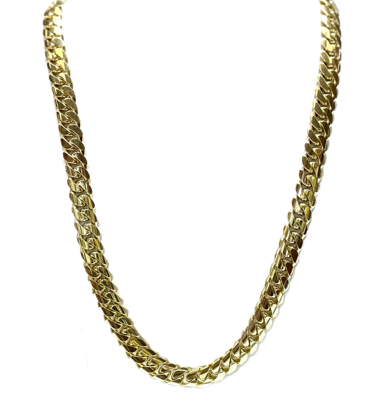 10K Yellow Gold Cuban Link Chain 12mm