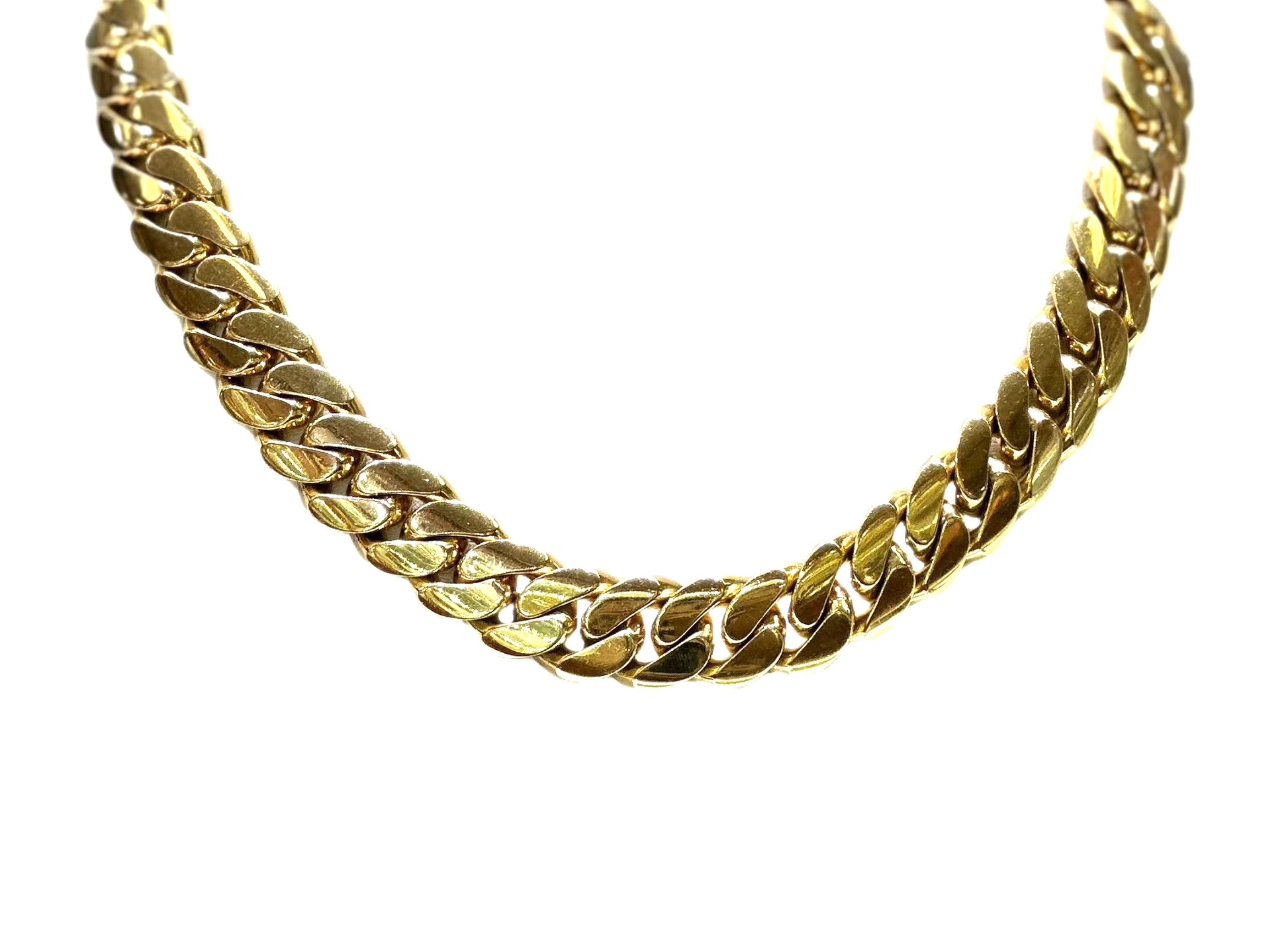 10K Yellow Gold Cuban Link Chain 16mm