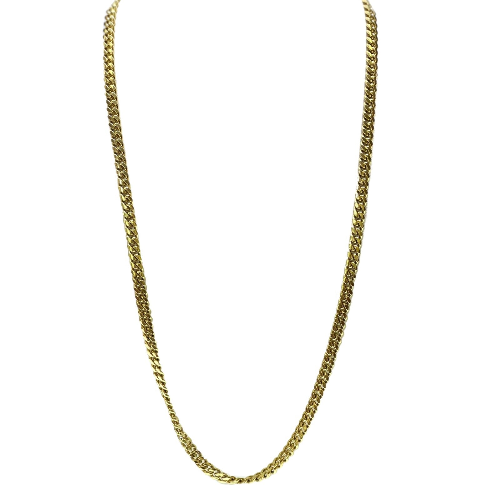 10K Yellow Gold Cuban Link Chain 6mm