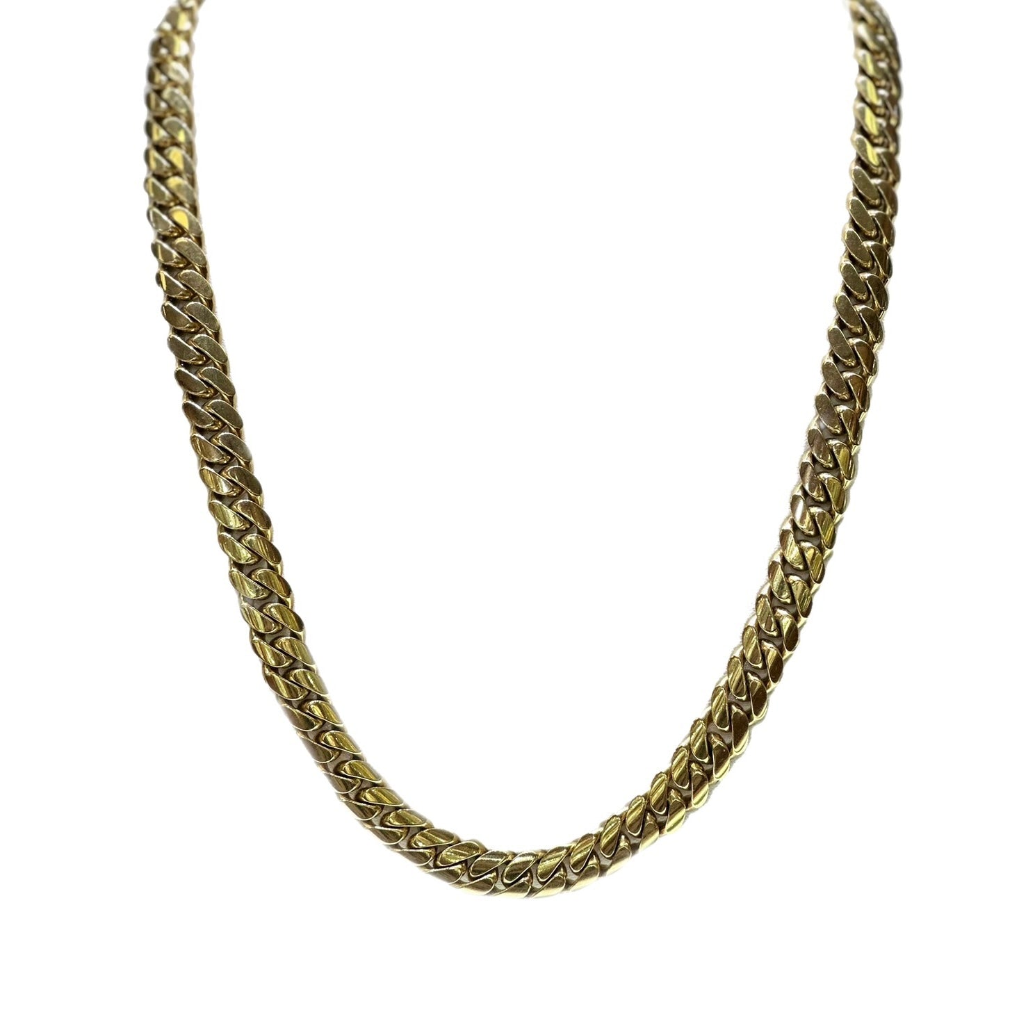 10K Yellow Gold Cuban Link Chain 11mm