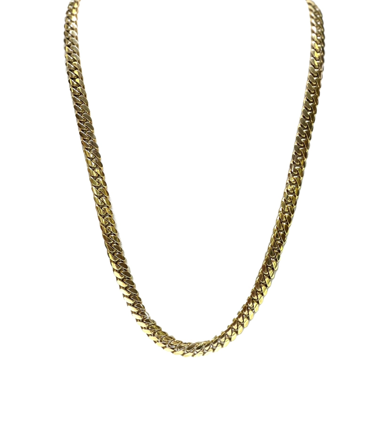 10K Yellow Gold Cuban Link Chain 9mm