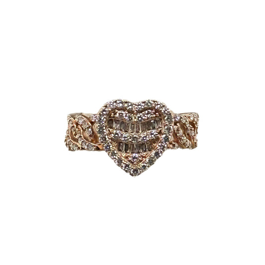 1.40CT Diamond Heart 10K Ring