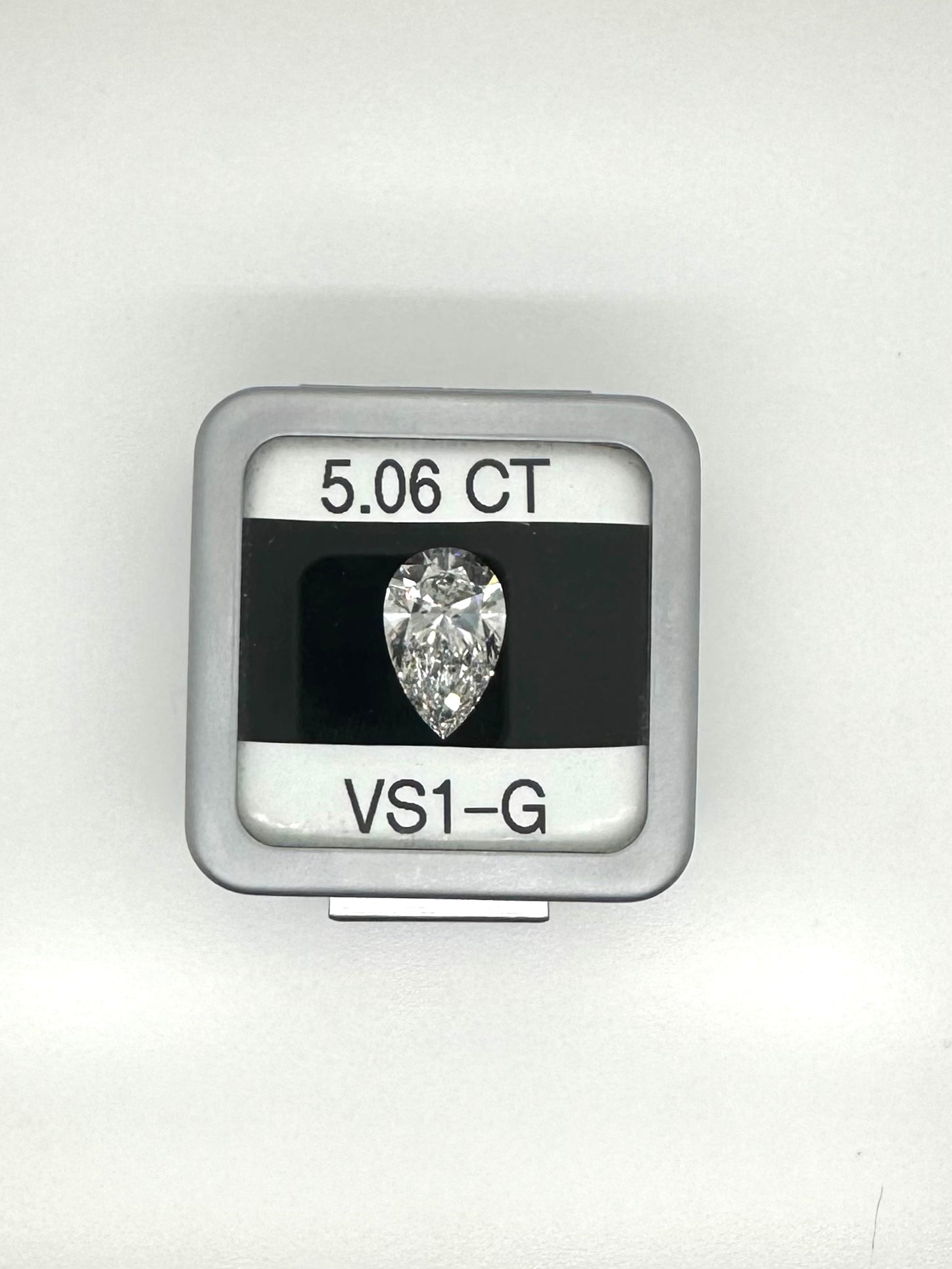 IGI 5.06CT Pear LAB Diamond