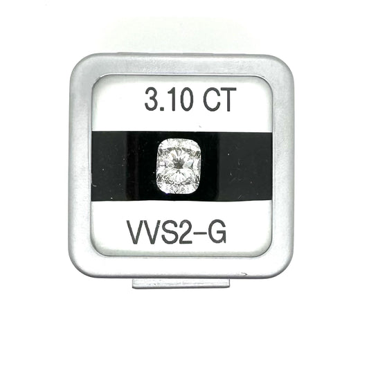 GIA 3.10CT Cushion LAB Diamond