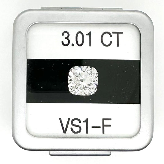 IGI 3.01CT Cushion LAB Diamond
