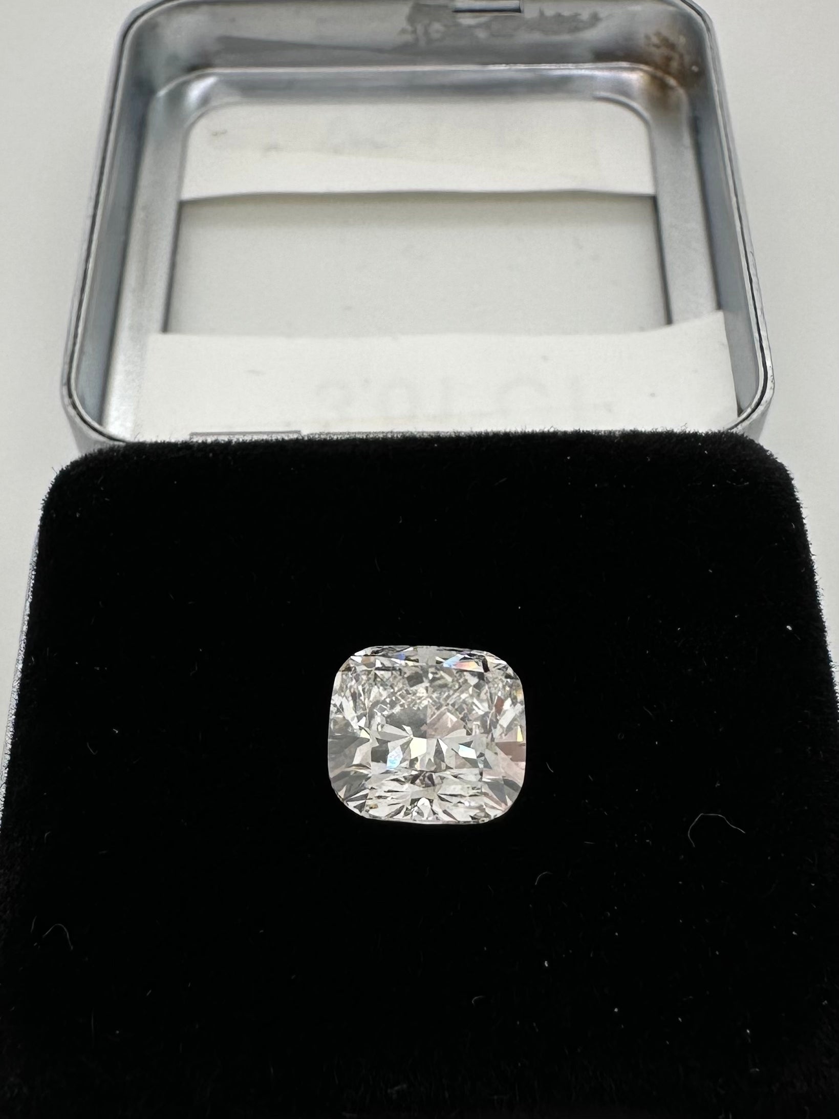 IGI 3.01CT Cushion LAB Diamond