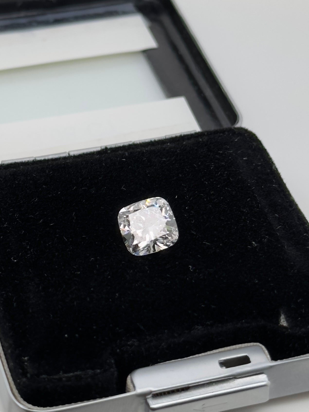 IGI 3.08CT Cushion LAB Diamond