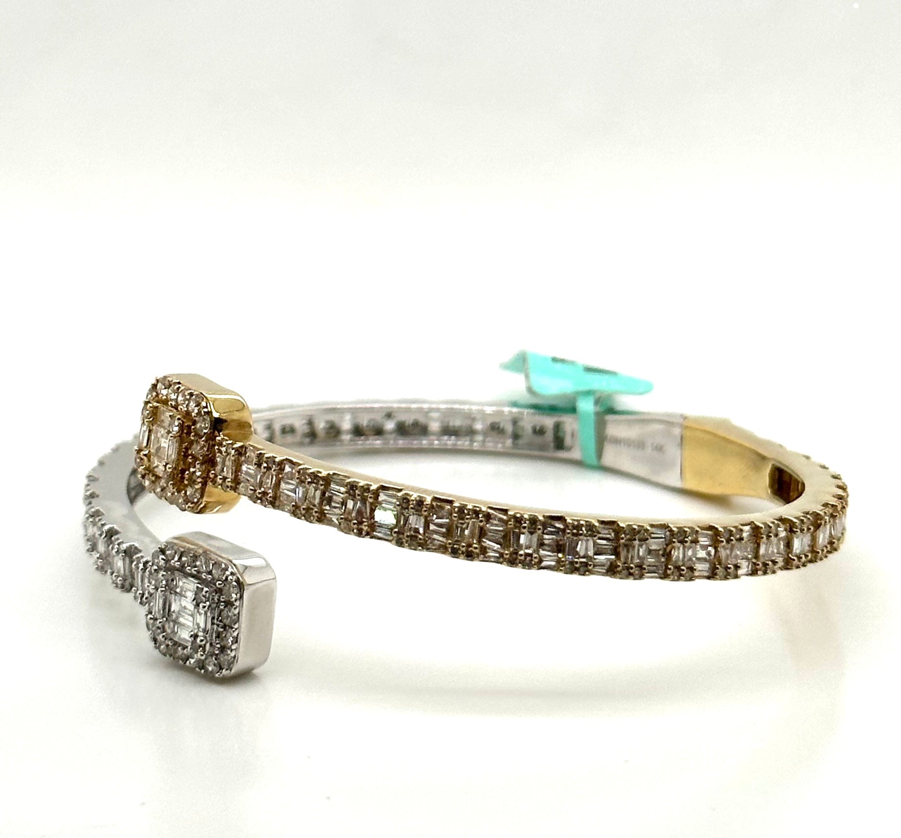 4.95CT Baguette & Round Diamond Bangle