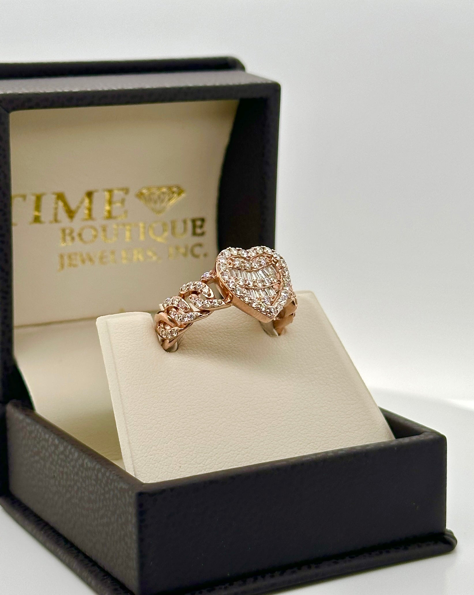 1.40CT Diamond Heart 10K Ring