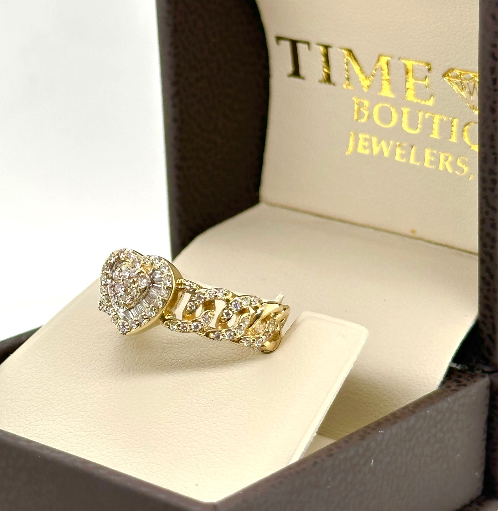 0.50CT Diamond Heart 10K Ring