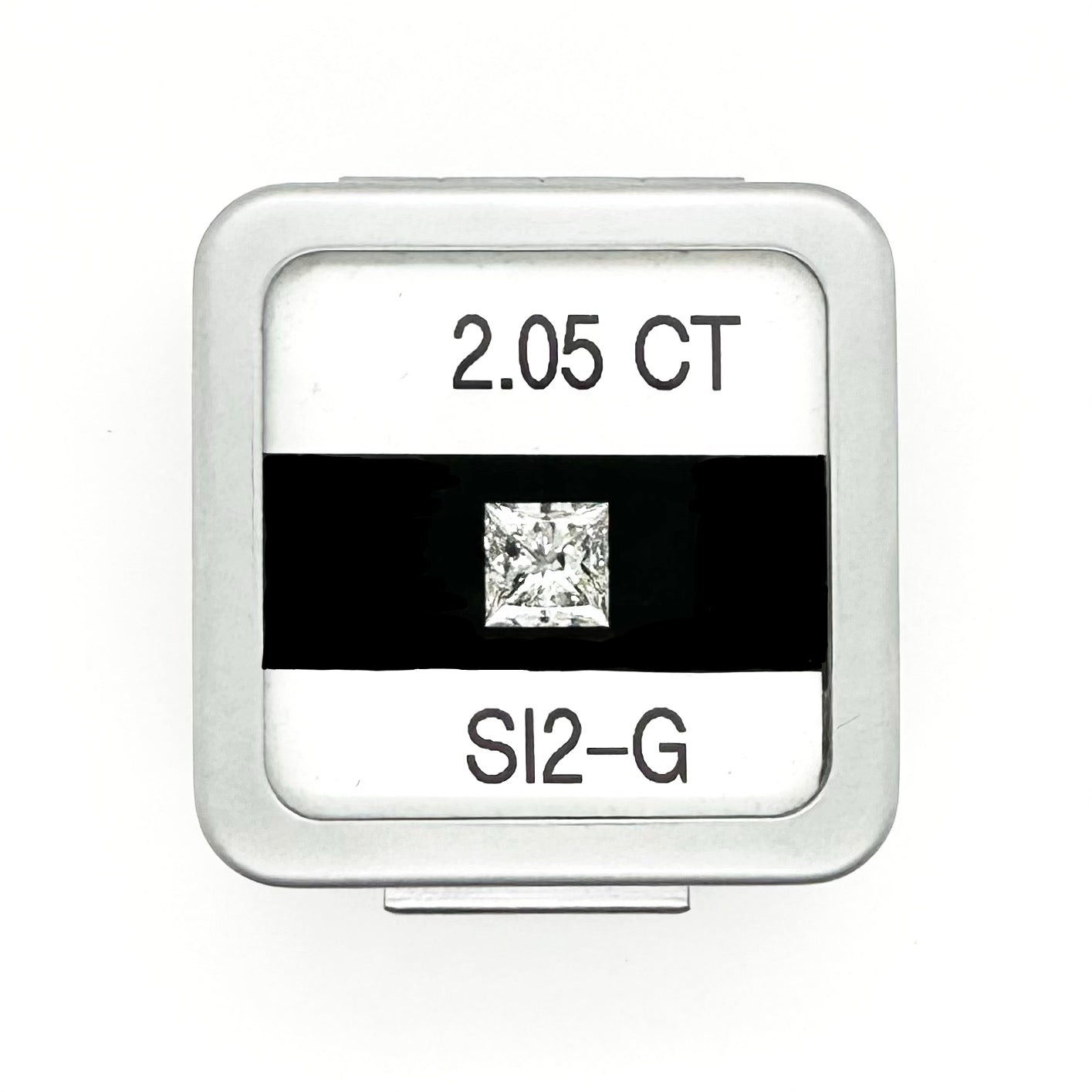 EGL 2.05CT Princess Cut Diamond